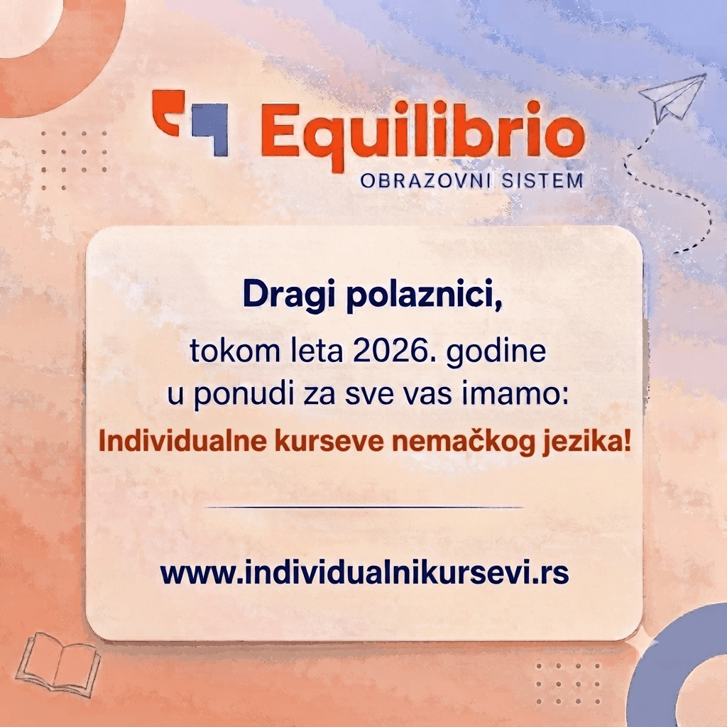 Beogradski jezički kamp za osnovce – Equilibrio